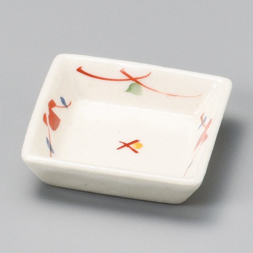15406-131 赤絵万暦角珍味|業務用食器カタログ陶里30号