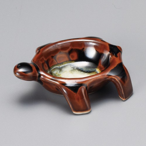 15417-191 錆亀型四ッ足珍味|業務用食器カタログ陶里30号