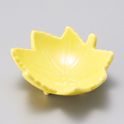 15432-461 イエロー楓形小皿|業務用食器カタログ陶里30号