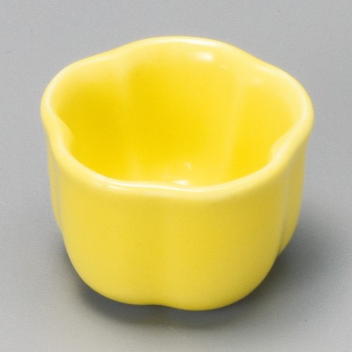 15514-461 イエロー(3.5㎝)梅形豆珍味|業務用食器カタログ陶里30号