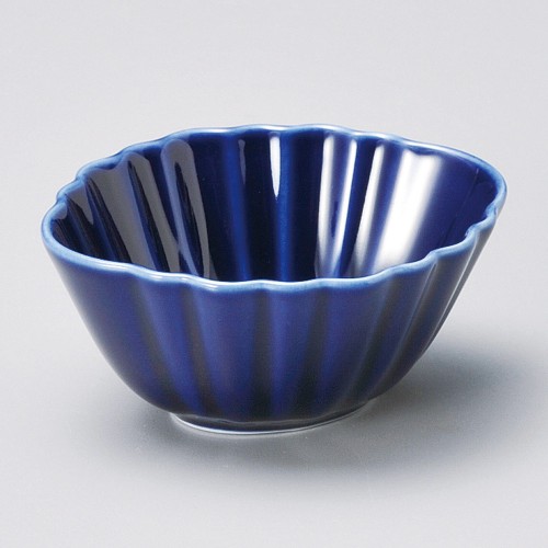15521-081 ネイビー楕円リンカ豆鉢|業務用食器カタログ陶里30号