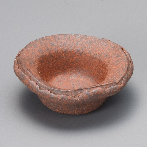 15540-541 焼締平型珍味|業務用食器カタログ陶里30号