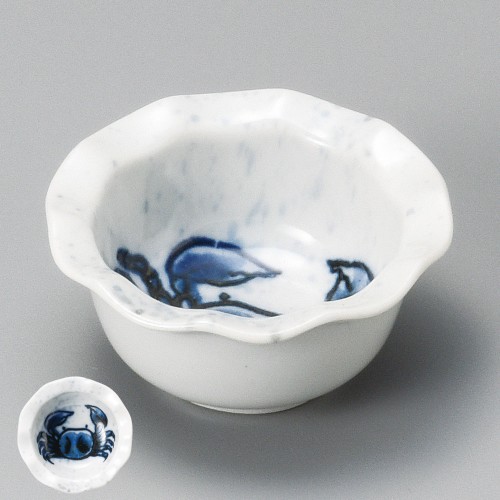 15546-451 吹墨蟹絵波渕珍味|業務用食器カタログ陶里30号
