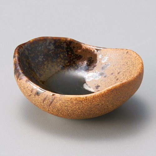 15601-291 信楽織部楕円珍味|業務用食器カタログ陶里30号