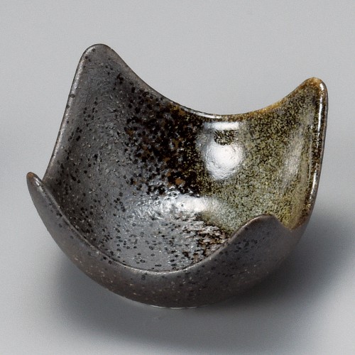 15612-291 黒伊賀四ツ山珍味|業務用食器カタログ陶里30号
