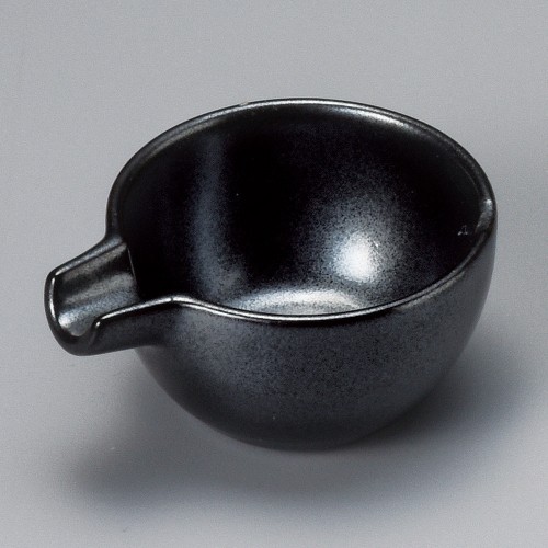 15641-191 黒マット片口珍味|業務用食器カタログ陶里30号