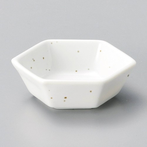 15705-451 鉄志野六角珍味|業務用食器カタログ陶里30号