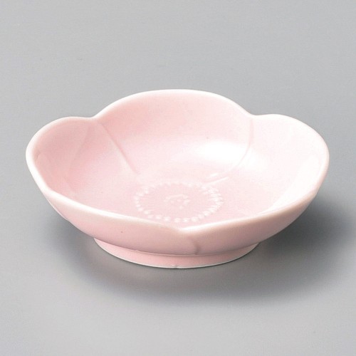 15709-411 梅小皿ピンク|業務用食器カタログ陶里30号
