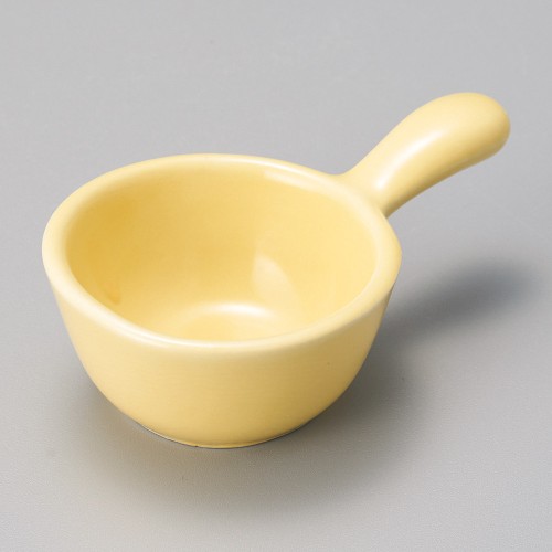 15810-401 イエロー片手珍味|業務用食器カタログ陶里30号