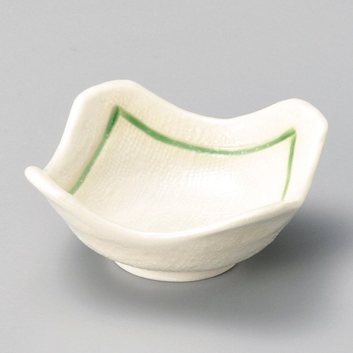 15825-321 志野線角珍味|業務用食器カタログ陶里30号