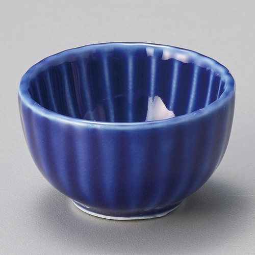 15909-461 ルリ釉菊形豆珍味(深)|業務用食器カタログ陶里30号