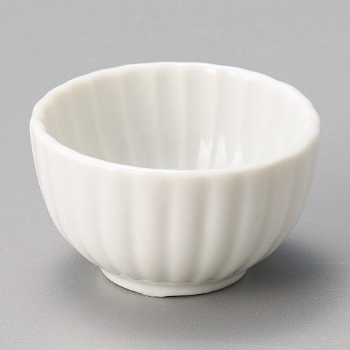 15910-461 白磁菊形豆珍味(深)|業務用食器カタログ陶里30号