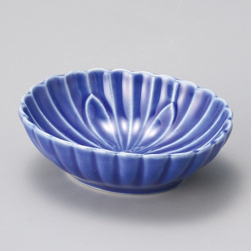 15919-291 ブルー小判菊珍味|業務用食器カタログ陶里30号