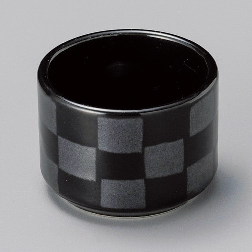 16035-331 黒市松切立珍味|業務用食器カタログ陶里30号