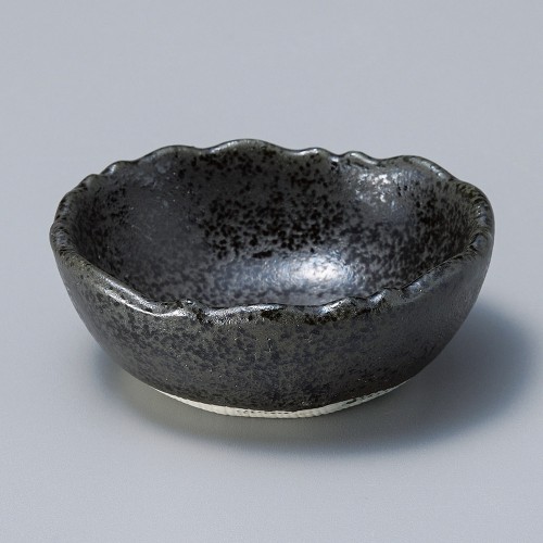 16041-191 黒結晶小判珍味|業務用食器カタログ陶里30号