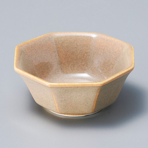 16047-331 ブラウングレー八角珍味|業務用食器カタログ陶里30号