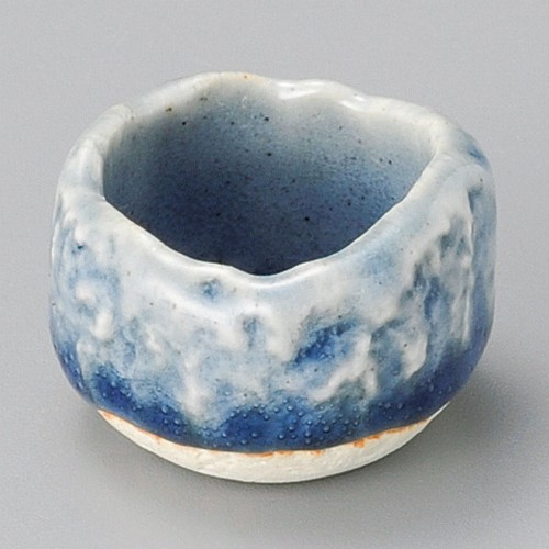 16113-331 ツボ型藍釉珍味|業務用食器カタログ陶里30号