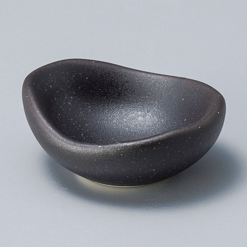 16121-251 たまご型珍味 黒マット|業務用食器カタログ陶里30号