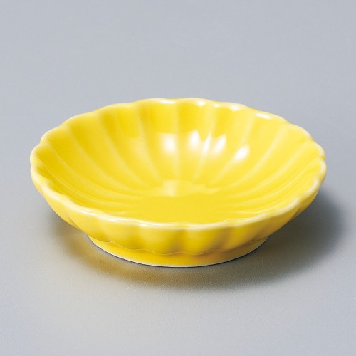 16145-341 ちび菊(黄)小皿|業務用食器カタログ陶里30号