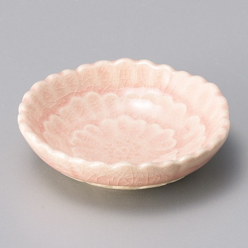 16344-191 ピンク牡丹豆皿|業務用食器カタログ陶里30号