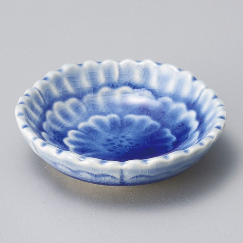 16345-191 ルリ牡丹豆皿|業務用食器カタログ陶里30号