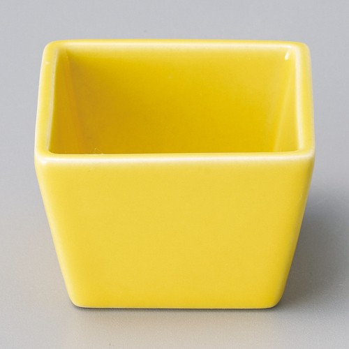 16536-341 谷口マス型珍味(黄)|業務用食器カタログ陶里30号