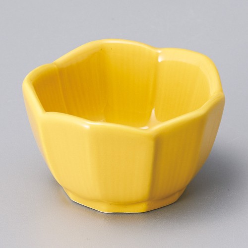 16537-091 黄桔梗型珍味|業務用食器カタログ陶里30号
