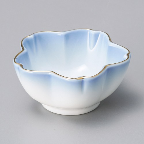 16602-021 コバルト吹桜型珍味|業務用食器カタログ陶里30号