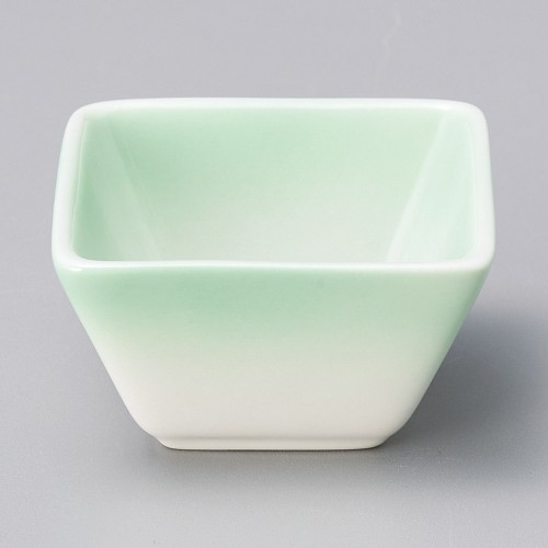 16605-021 グリーン吹角型豆小鉢|業務用食器カタログ陶里30号