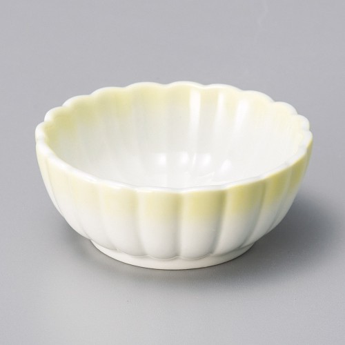 16615-021 イエロー吹菊型豆小鉢|業務用食器カタログ陶里30号