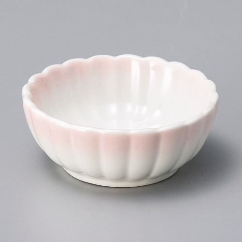 16617-021 ピンク吹菊型豆小鉢|業務用食器カタログ陶里30号