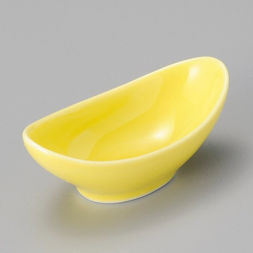 16709-151 舟形珍味黄|業務用食器カタログ陶里30号