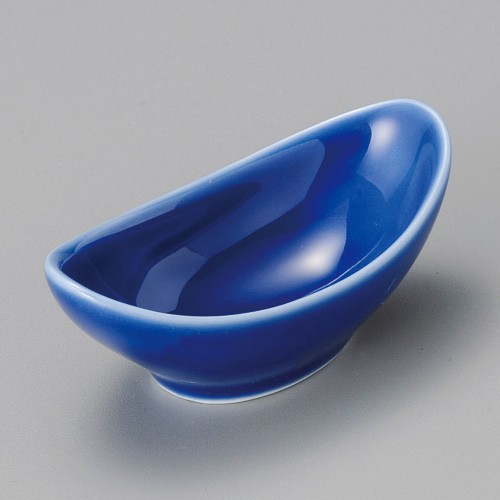 16710-151 舟形珍味ルリ|業務用食器カタログ陶里30号