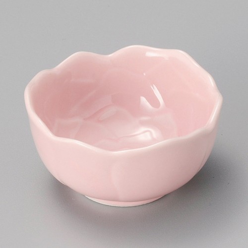 16712-331 花型小付ピンク|業務用食器カタログ陶里30号