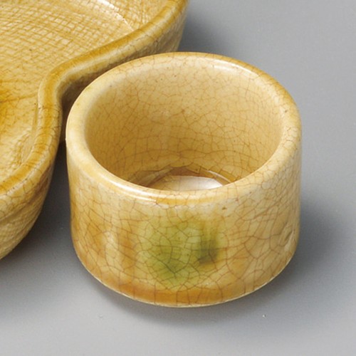 16909-451 黄瀬戸丸千代口(手造り)|業務用食器カタログ陶里30号