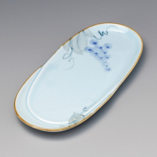 16925-181 手書きぶどう重ね皿|業務用食器カタログ陶里30号