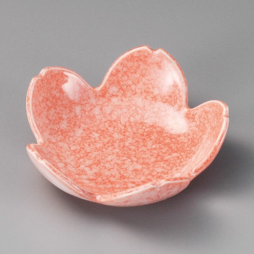 17021-181 柿釉白吹桜型小鉢|業務用食器カタログ陶里30号