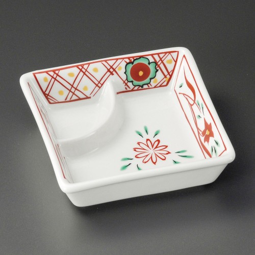 17027-161 万暦角仕切鉢|業務用食器カタログ陶里30号