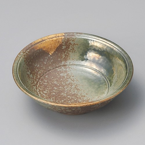 17114-131 金彩吹織部丸型鉢|業務用食器カタログ陶里30号