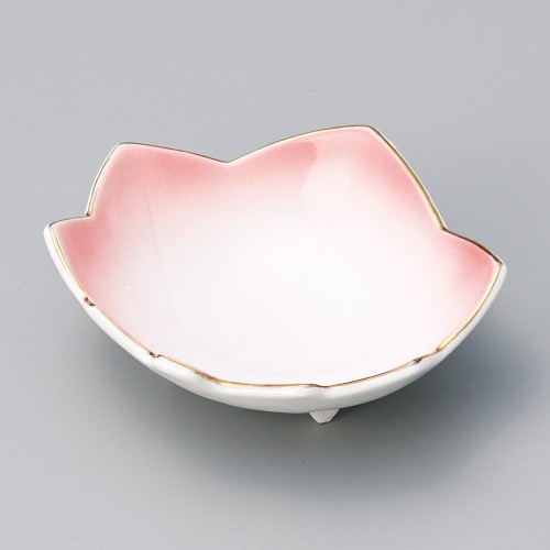 17504-131 ピンクカエデ型鉢|業務用食器カタログ陶里30号