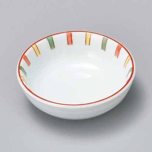 17506-121 錦三色トクサミニ丸鉢|業務用食器カタログ陶里30号