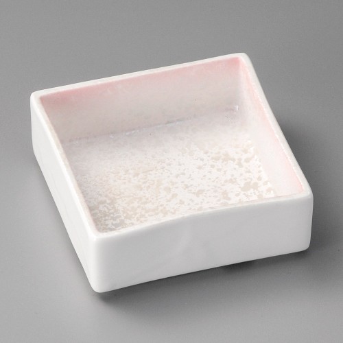 17607-051 ピンクパール角鉢|業務用食器カタログ陶里30号