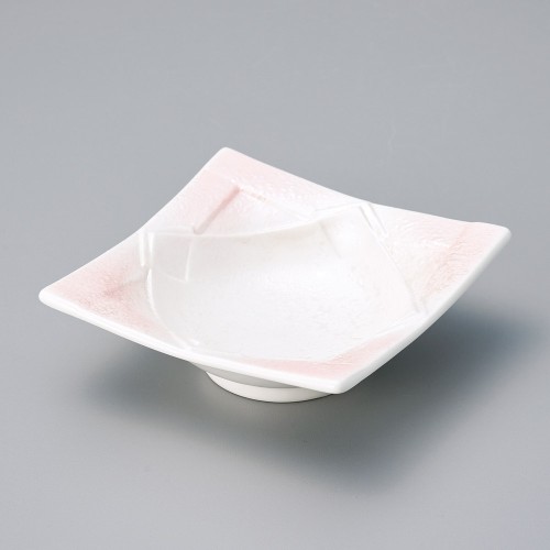 17704-451 ピンクラスター松花堂|業務用食器カタログ陶里30号