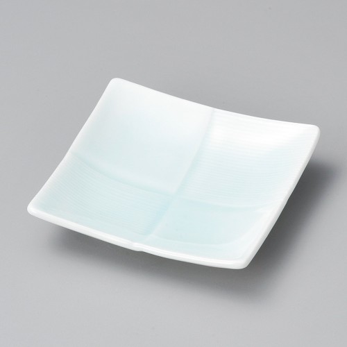 17725-491 青白磁市松正角皿|業務用食器カタログ陶里30号