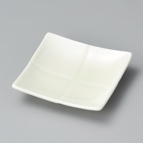 17727-471 黄磁市松正角皿|業務用食器カタログ陶里30号