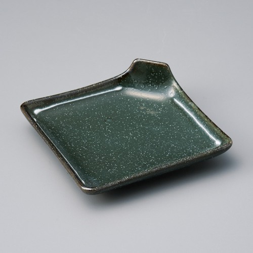17811-131 黒化粧一珍角折型皿|業務用食器カタログ陶里30号