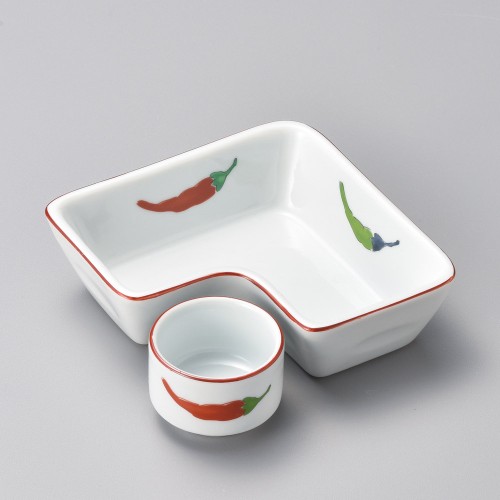 17913-341 とうがらしL鉢|業務用食器カタログ陶里30号