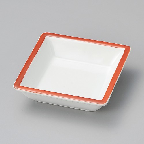 18114-461 渕赤巻4.0角形丼|業務用食器カタログ陶里30号