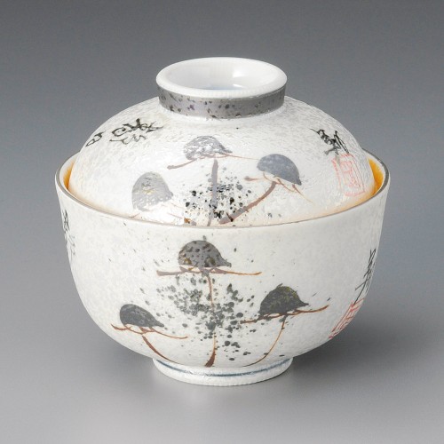 18406-101 黄吹ラスター松絵一ヶ碗|業務用食器カタログ陶里30号
