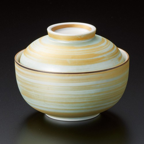 18508-471 緑巻金彩刷毛小煮物碗|業務用食器カタログ陶里30号